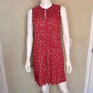 a.n.a Red and White Polka Dot Mini Dress